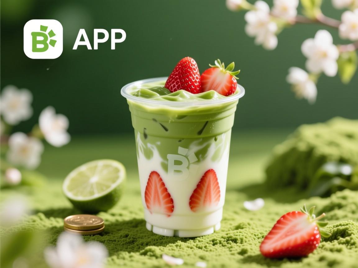 抹茶草莓牛乳APP，一杯春日特调里的数字诗意