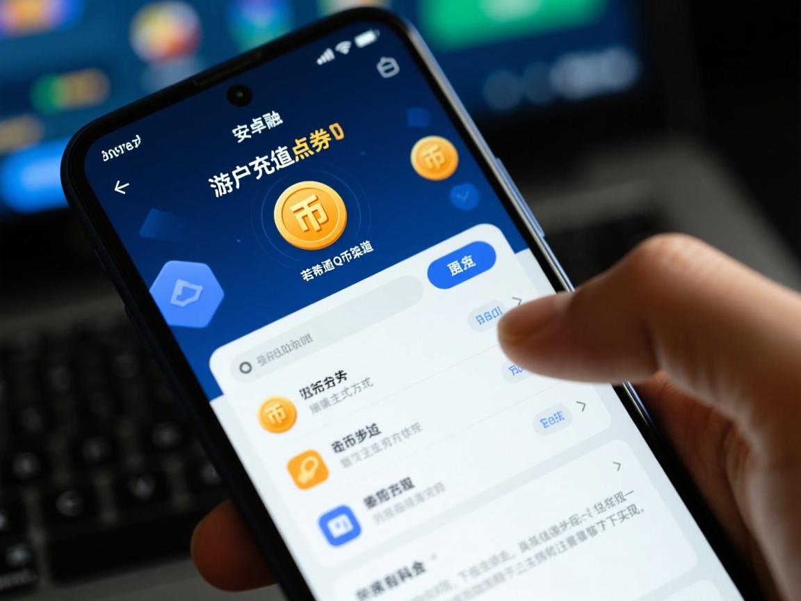 在安卓设备上为游戏账户充值点券时，若希望通过Q币渠道完成操作，可通过以下几种主流方式实现，具体步骤和注意事项如下