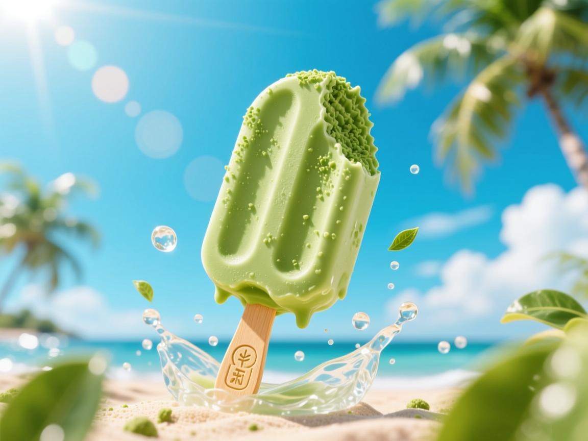 抹茶雪糕海报制作App，夏日清凉的视觉魔法师